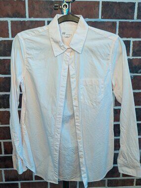 GAP Pastel Light Pink Fitted Boyfriend Button Down XS